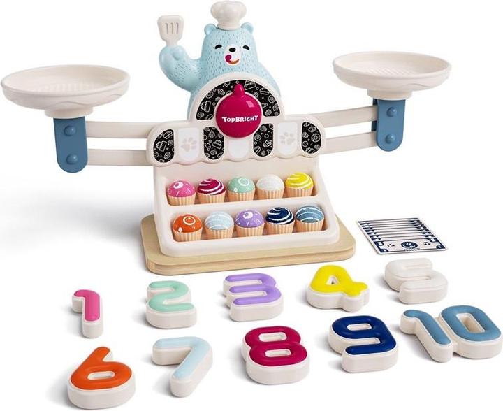 Actual product image Topbright Toys Yummy Bear Scale / Yummy Bear Scale TOY AWARD 2023 (German, English, French, Italian, Spanish, Dutch, Slovak, Czech, Russian, Romanian, Serbian, Swedish, Slovenian, Norwegian, Bosnian, Croatian, Bulgarian, Lithuanian)