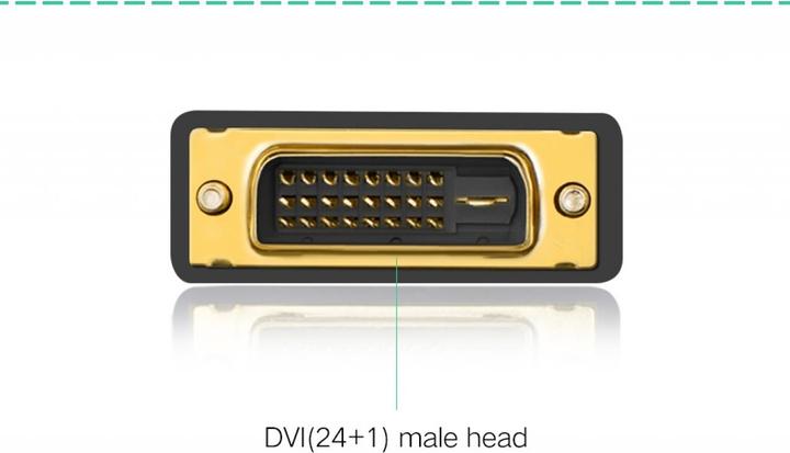Image du produit Ugreen Adaptateur HDMI / DVI HDMI femelle DVI mâle 24+1 pôles (HDMI, 1.60 cm)