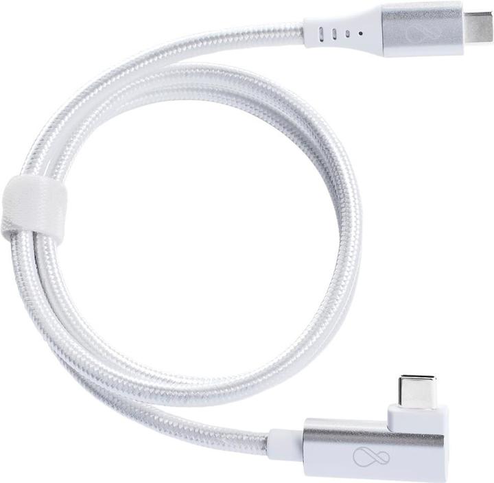 Immagine prodotto Bachmann Ochno cavo USB-C angolato 0,7m argento (0.70 m, USB 3.2 Gen 2)