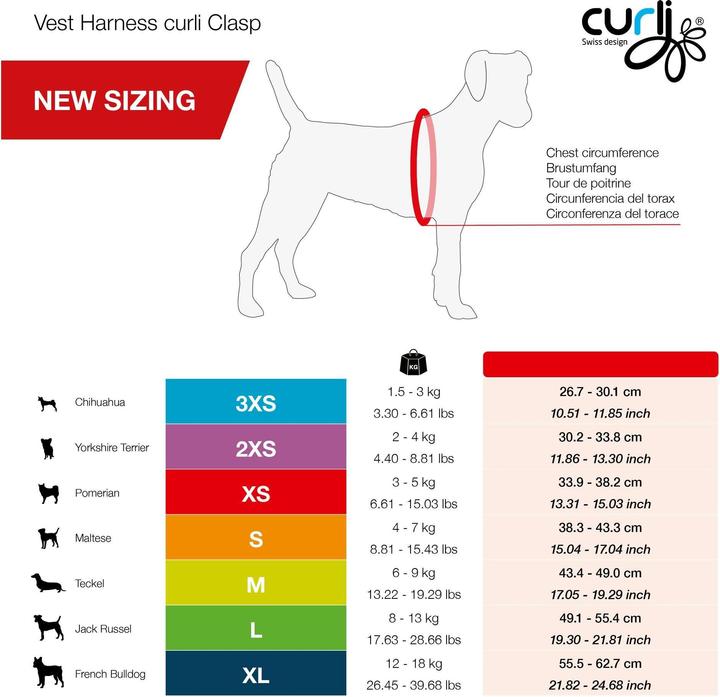Produktbild Curli Geschirr Vest Air-Mesh (S, Hund, Allgemein)