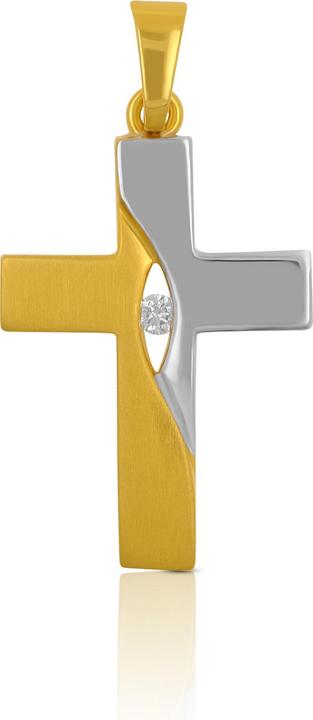 Immagine prodotto Muau Croce (750, Oro giallo 18 carati, Oro bianco)