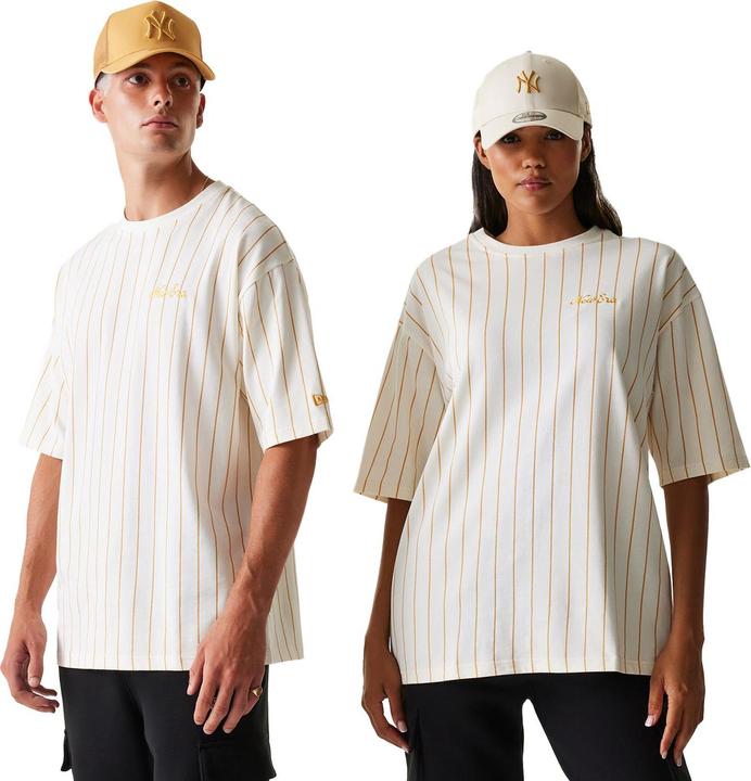 Image du produit New Era Oversized Shirt - PINSTRIPE off white (XL)