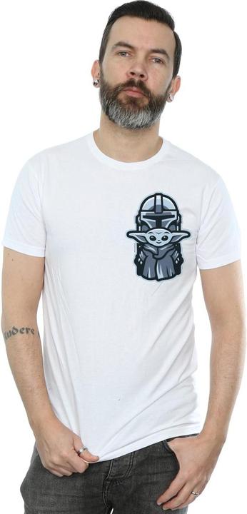 Immagine prodotto Star Wars The Mandalorian Mando Child Combo Breast Print Maglietta Uomo (4XL)