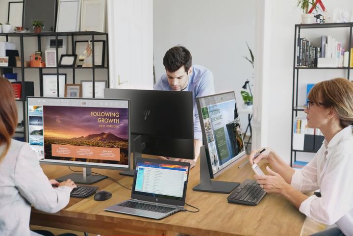 Actual product image HP EliteDisplay E243d Docking (1920 x 1080 pixels, 24")