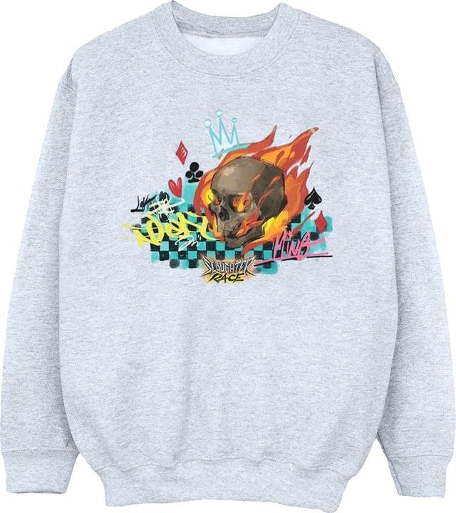 Disney Wreck It Ralph Race Skull Sweatshirt (S)