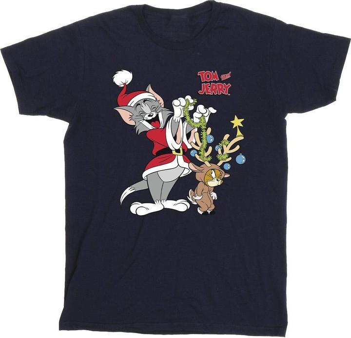 Tom & Jerry Christmas Reindeer TShirt (XXL)