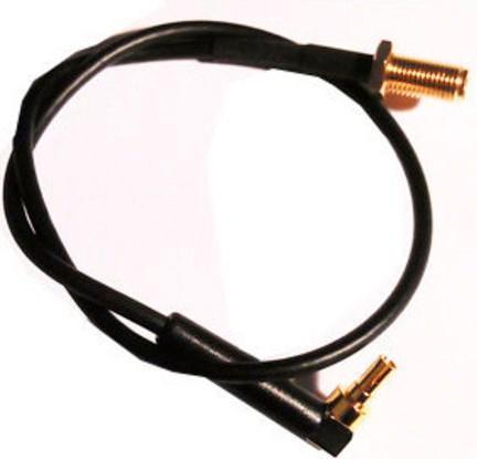 Image du produit Upgrade Solutions Pigtail Coax Cable : SMA femelle-CRC9 mâle (Adaptateur d'antenne)