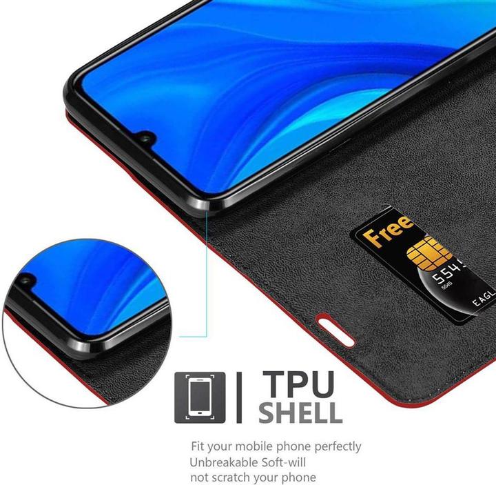 Actual product image Cadorabo Book Invisible Magnet Cover (Huawei P Smart (2020))