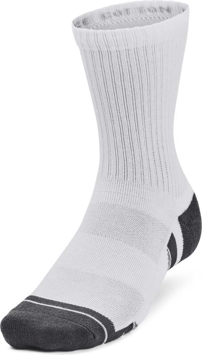 Produktbild Christina Aguilera Under Armour Performance Cotton Mid-Crew Socks White (3x) (36, 42)