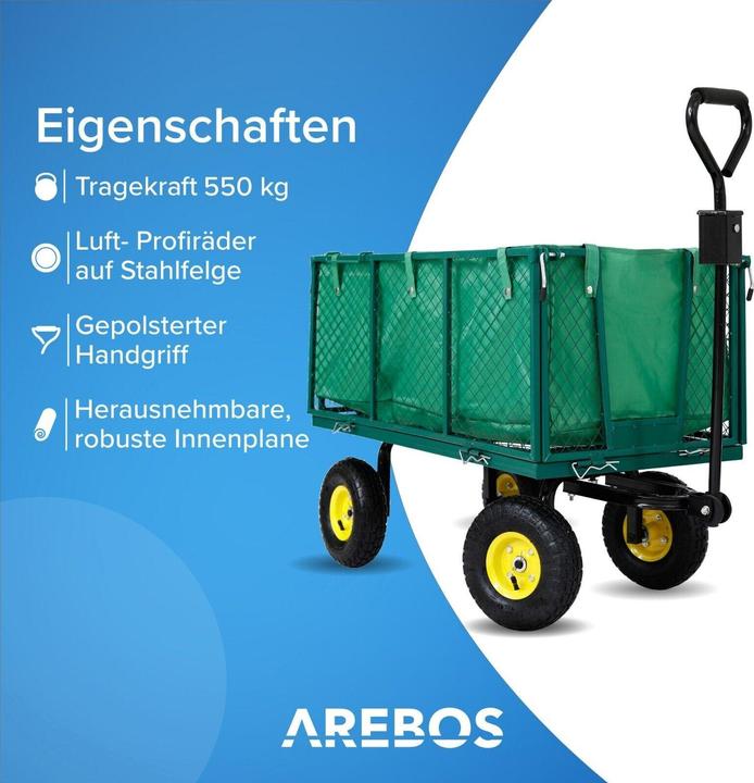 Produktbild Arebos Bollerwagen