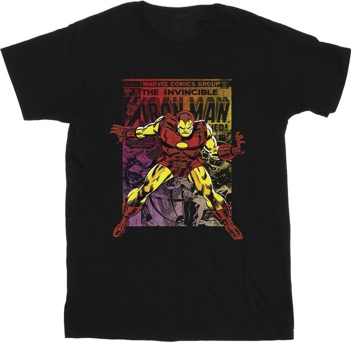 Image du produit - T-shirt IRON MAN GRADIENT COMIC - Homme (S)
