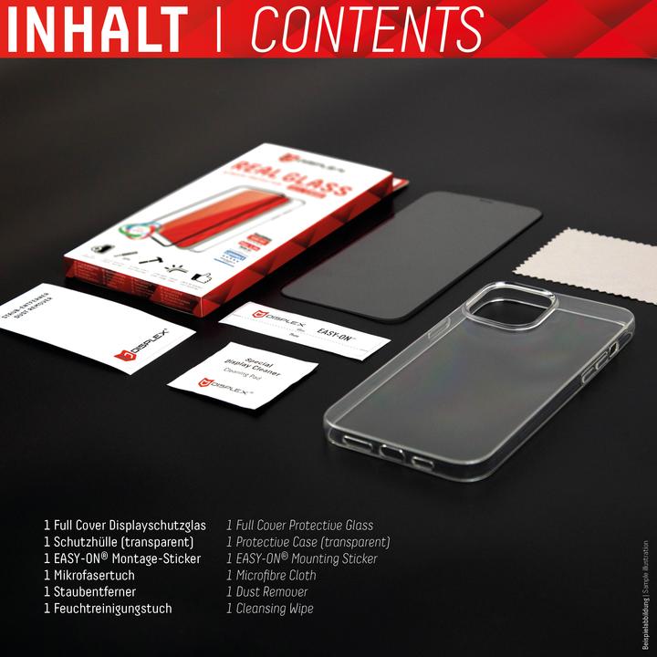 Produktbild Displex Real Glass, Full Cover Panzerglas (1 Stück, Samsung Galaxy S21+)