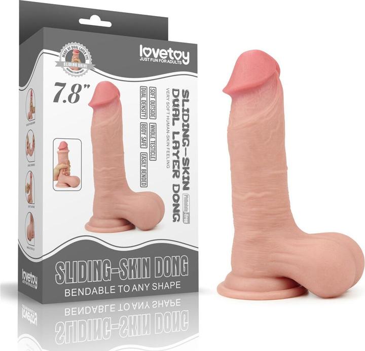 Lovetoy Sliding Skin Dildo