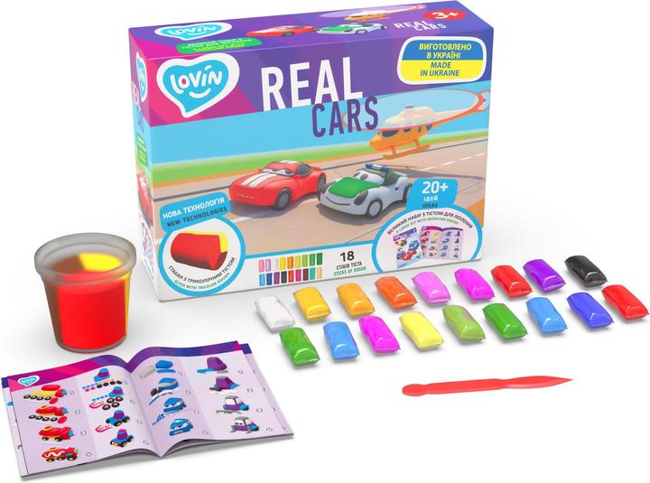 Produktbild Clovin Real Cars Play Dough Set