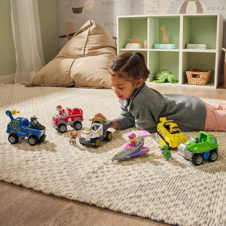Actual product image Spin Master PAW Patrol Jungle Pups, Chase Tiger Vehicle, Toy Truck with Collectible Action Figure, Kids Toys for
