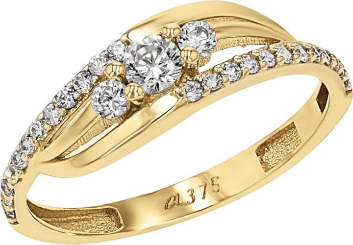 Produktbild Amor Ringe für Damen, Gold 375, Zirkonia synth. (56, 375/9 K Gold)