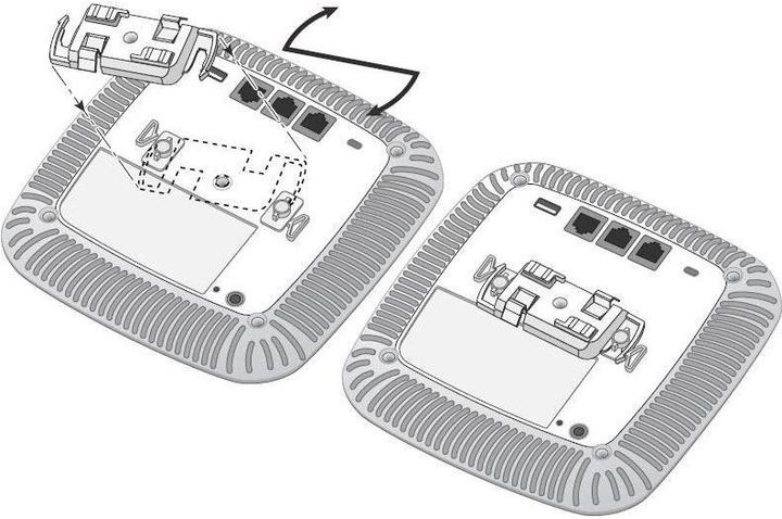 Produktbild HPE AP-220-MNT-C2 2x Ceiling Grid Rail Adapter for JW045A (Netzwerk Zubehör)