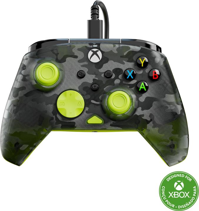 Produktbild Turtle Beach Rematch Core Wired Controller · XB · Ghost Camo Black & Yellow (PC)