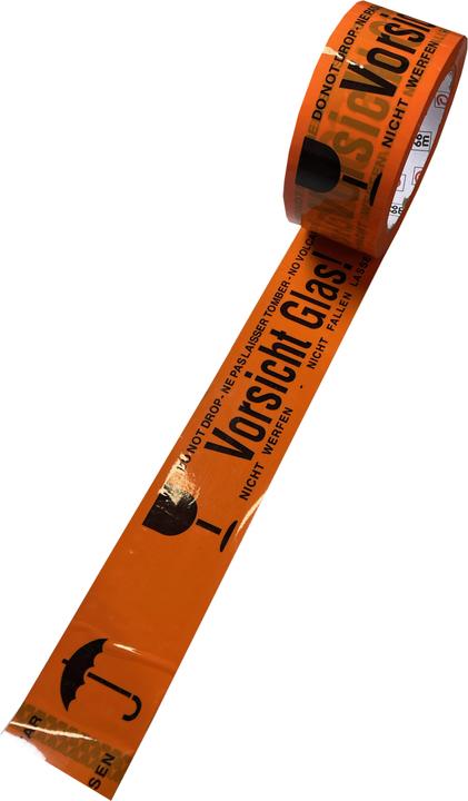 Produktbild Wihedü Packband Vorsicht Glas orange (50 mm)