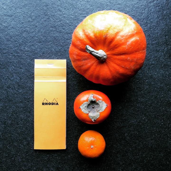Actual product image Rhodia Blocks stapled 80g Basics (A4, Checked, Soft cover)