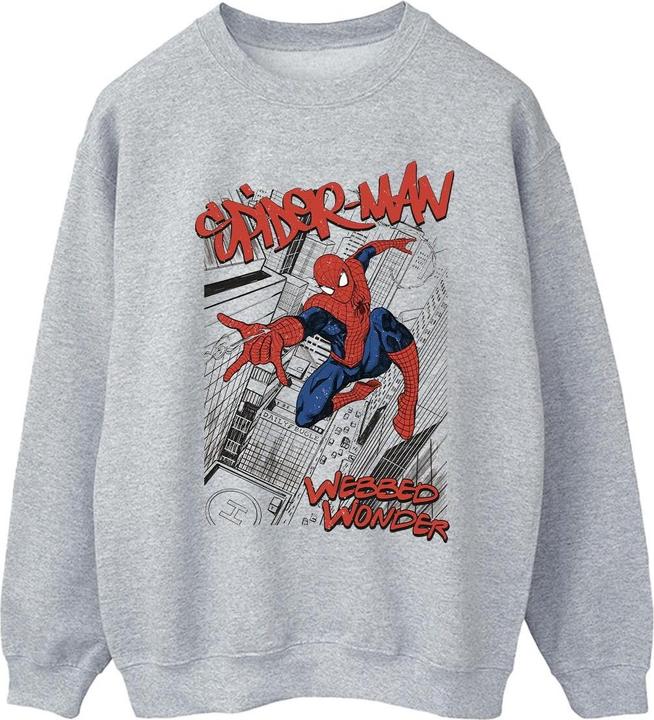 Produktbild SpiderMan Sketch City Sweatshirt (XL)