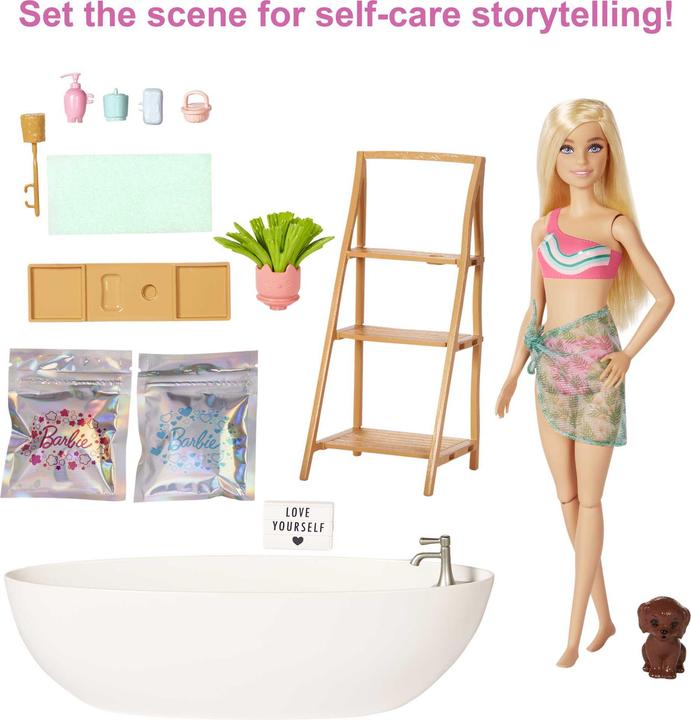 Actual product image Barbie Wellness Konfettibad Spielset
