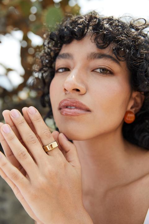 Actual product image Oura Ring Gen3 Heritage (9, Gold)