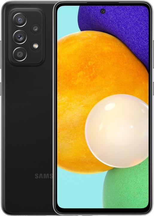 Actual product image Samsung Galaxy A52 5G EE Enterprise Edition EU (128 GB, Black, 6.40", Dual SIM, 64 Mpx, 5G)