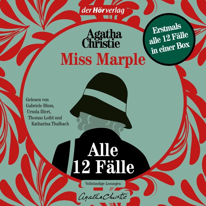Image du produit Miss Marple - Les 12 cas (Barbara Heller, Ursula Gail, Ulrich Blumenbach, Agatha Christie, Sabine Roth, Allemand)