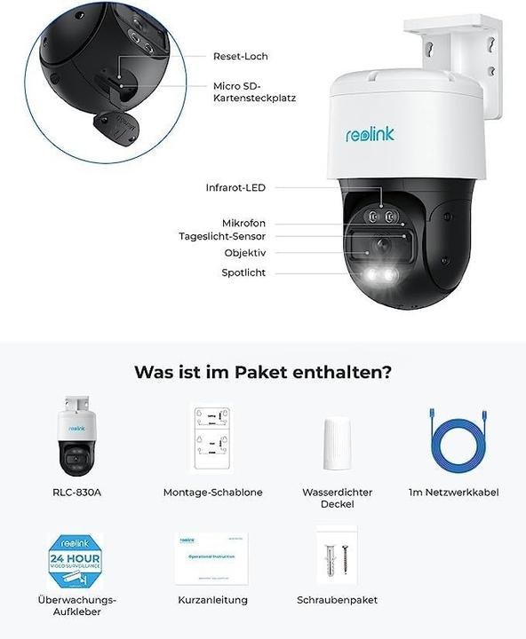 Actual product image Reolink P830 (3840 x 2160 pixels)