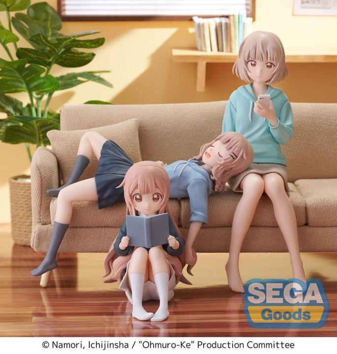 Actual product image Sega Ohmuro-Ke PM Perching PVC Statue Nadeshiko Ohmuro 14 cm