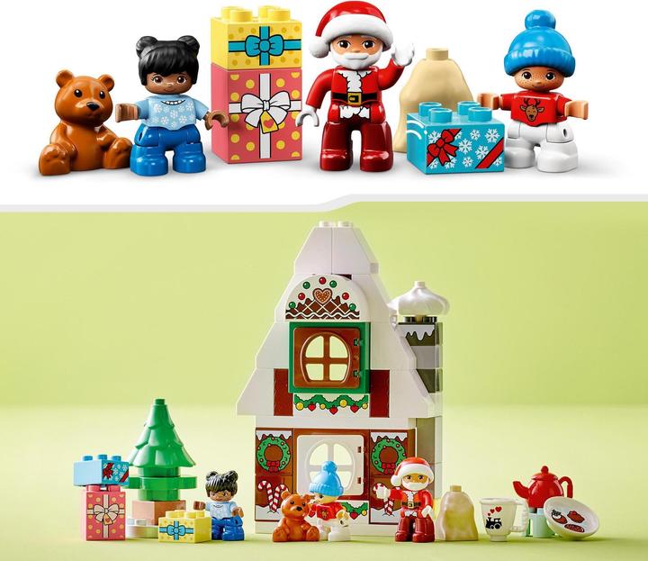 Immagine prodotto LEGO Casa di pan di zenzero con Babbo Natale (10976)