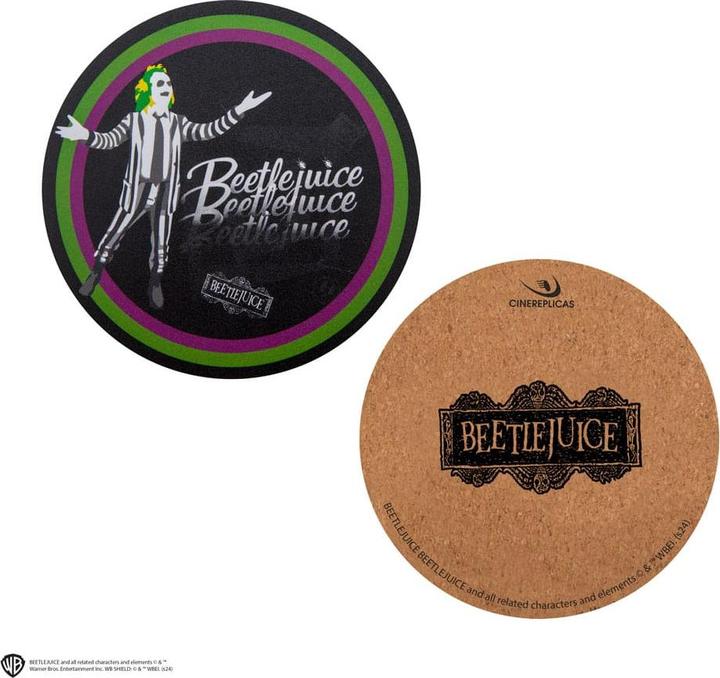 Produktbild Cinereplicas Beetlejuice Untersetzer 4er-Pack (4 x)