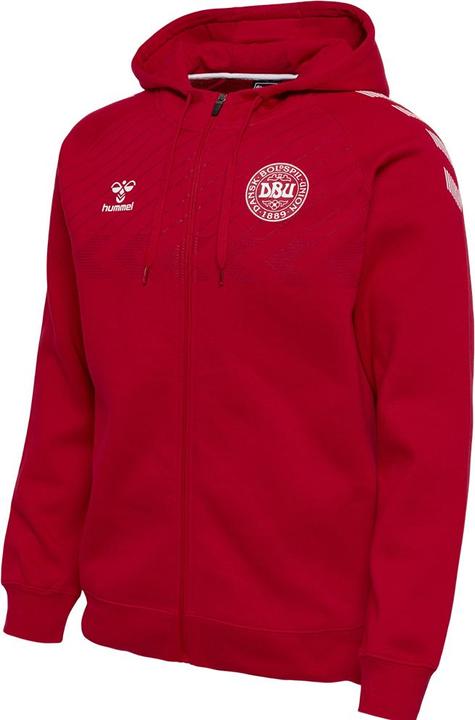 Actual product image hummel Denmark Fan Zip Hoodie - 2022-23 (S)