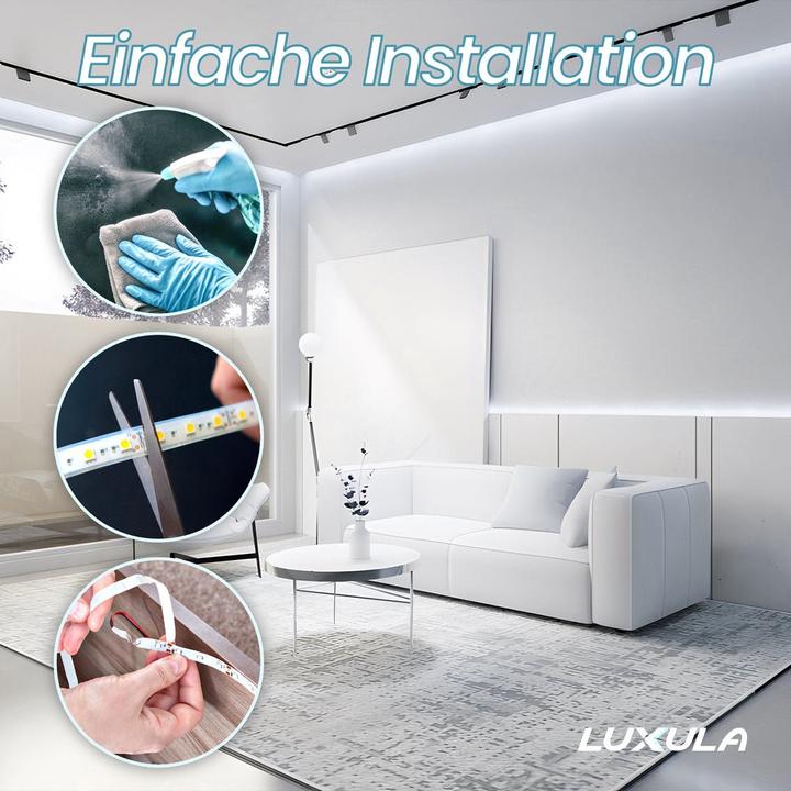 Image du produit Luxula Bandes de LED (Blanc chaud, 500 cm, Intérieur)