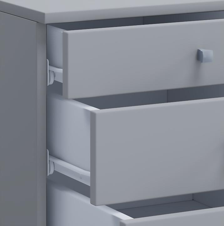 Immagine prodotto VCM Mobiletto per ufficio in legno Piedistallo mobile Lona con cassetto (42 x 80 cm)