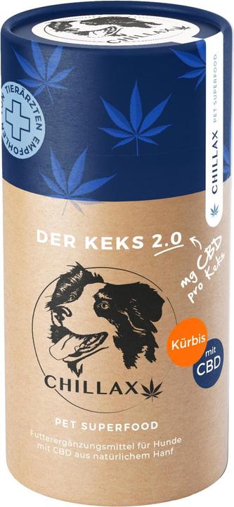 Image du produit Chillax Hundekekse Kürbis-Huhn 2mg CBD (Junior, Senior, Adulte, 1 pcs, 385 g)