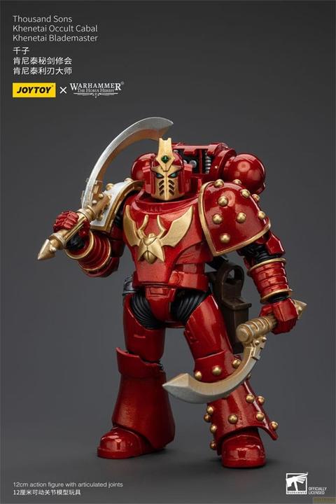 Produktbild Joy Toy Warhammer The Horus Heresy Actionfigur 1/18 Thousand Sons Khenetai Occult Cabal Khenetai Blademaster
