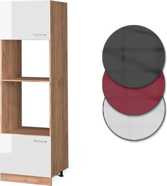 Actual product image Vicco Mikrowellenschrank R-Line (60 x 57.5 x 207 cm)