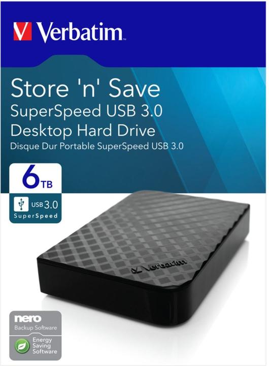 Actual product image Verbatim Store n Save (6 TB)