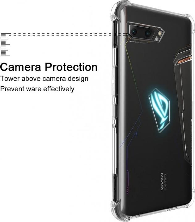 Produktbild Screenguard Asus ROG Phone 2 Hülle Crystal Soft Airbag Bumper (Asus ROG Phone)