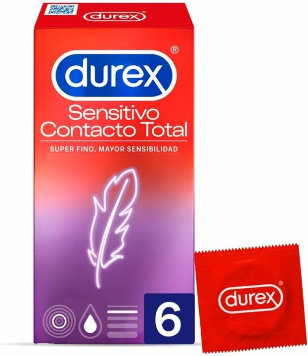 Productafbeelding Durex Gevoelig Contact Totaal 6 Eenheden (6 Pcs.)
