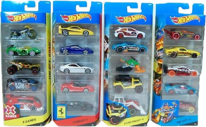 Actual product image Hot Wheels 5pcs gift set assortment