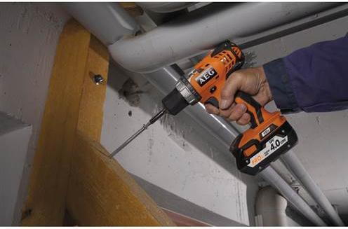 Actual product image AEG BS 18C LI-202C - Hammer drill/driver - cordless - 2 speeds 13 mm - 60 N-m - 2 rechargeable... (Battery operated)