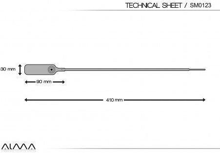 Produktbild Alma Seals Plomben (400 mm, 100 Stk.)