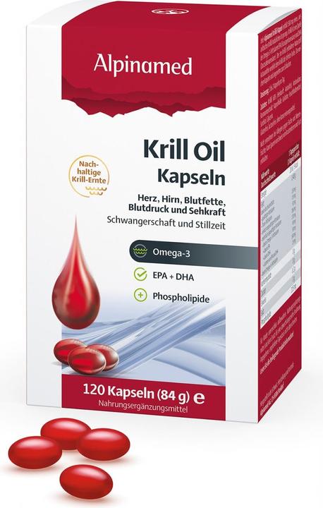 Immagine prodotto Alpinamed Capsule di olio di krill (120 Pezzo/i, Pillole, 140 g)