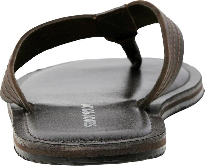 Actual product image Jack & Jones Mens Washton Leather Flip Flops (44.5)