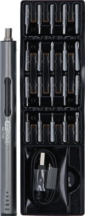 Produktbild KS Tools Werkzeuge-Maschinen GmbH Feinmechanik-USB-Akku-Schraubendreher (500.7195)