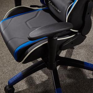 Actual product image X Rocker Chaise de jeu eSports compacte Agility JR Noire/Bleue