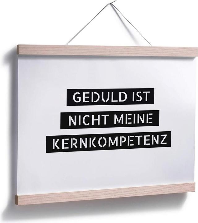 Produktbild Trenddeko Geduld ist nicht meine Kernkompetenz (40 x 30 cm)